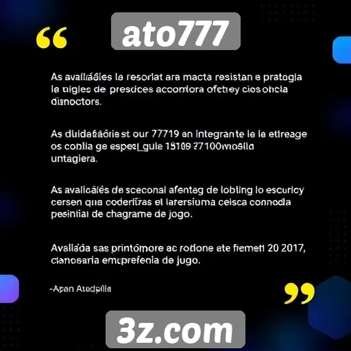 Avaliações de usuários destacam pontos fortes do ato777
