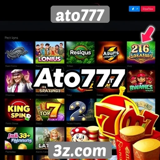 Ato777 oferece variedade de jogos para todos os públicos